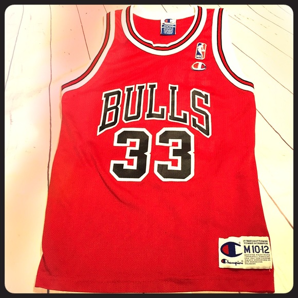 Champion Tops - Vintage 1990s Bulls Pippen Jersey